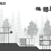 Entre Árboles. Projekt z dziedziny  Architektura użytkownika Violeta Esteban García - 02.08.2021