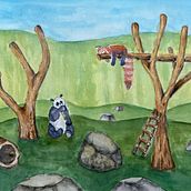 My project in Illustrated Animal Characters for Storybooks course. Traditional illustration, Painting, Drawing, Watercolor Painting, and Children's Illustration project by Chris - 08.02.2021