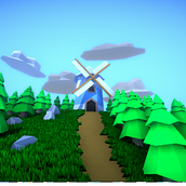 Meu projeto do curso: Modelagem de cenários low poly para vídeo games. 3D, and 3D Modeling project by Nicolas de Castro Silva - 07.30.2021
