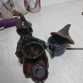 Meu projeto final: bruxinhas encantam nossas vidas. Accessor, Design, Arts, Crafts, Fine Arts, and Ceramics project by Savyo Luz - 08.02.2021