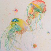 My project in Modern Watercolor Techniques course. Traditional illustration, Fine Arts, Painting, and Watercolor Painting project by yitingng - 08.03.2021