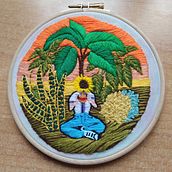 Mi Proyecto del curso: Introducción al bordado botánico. Embroider project by Ariadna Diaz Rufat - 08.06.2021