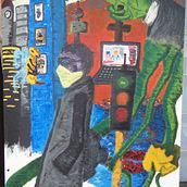 Guardians . Un projet de Peinture de Inotila Opoeli Nghaamwa - 06.01.2021