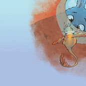 Seahorse Dad. Traditional illustration project by Mateja Pivk - 07.14.2021