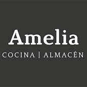 Amelia Cocina Almacén Branding. Logo Design, and Graphic Design project by Eva Frade - 01.30.2021