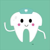 Dr. Diente Dentista. Een project van Traditionele illustratie,  Ontwerp, Grafisch ontwerp, Vectorillustratie y Digitale illustratie van Julia Velásquez - 02.08.2021