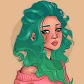 Meu projeto do curso: Retrato de personagens femininas com Procreate. Un progetto di Illustrazione tradizionale, Illustrazione digitale e Disegno digitale di Isadora Souza - 02.08.2021