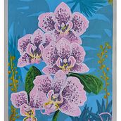 Mi Proyecto del curso: Orquídeas marinas. Un projet de Illustration traditionnelle, Beaux Arts, Peinture, Peinture acr, lique et Illustration botanique de Mauricio Huicochea - 03.08.2021