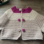 Mi Proyecto del curso:  Top-down: prendas a crochet de una sola pieza. Fashion Design, Fiber Arts, DIY, Crochet, Arts, and Crafts project by Sandy Cabello - 08.03.2021