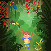 Elena la pequeña exploradora. Traditional illustration, Children's Illustration, and Editorial Illustration project by Lucelys Carrillo Acosta - 08.03.2021