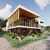 Mi Proyecto del curso: Diseño y modelado arquitectónico 3D con Revit. Un progetto di 3D, Architettura, Architettura d'interni, Modellazione 3D, Architettura digitale e ArchVIZ di Romel Anibal Gil Peña - 04.08.2021