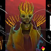 Proyecto final del curso concept art : nivel basico ; por NachoYagüe.. Un projet de Conception de personnages , et Art conceptuel de santiago Guerrero - 30.07.2021