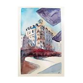 Il mio progetto del corso: Disegno architettonico con acquerello e inchiostro. Sketching, Drawing, Watercolor Painting, Architectural Illustration, Sketchbook & Ink Illustration project by june21 - 08.04.2021