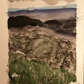 Mon projet du cours : Paysages naturels à l’aquarelle. Fine Arts, Painting, and Watercolor Painting project by jcharleslanio - 08.04.2021
