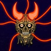 My project in Mixed Media Animation — Demon Robot Experiment. Traditional illustration, Animation, 2D Animation, and Digital Illustration project by benjamin.schissele - 08.05.2021