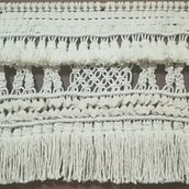 Mi Proyecto del curso: Introducción al macramé: creación de un tapiz decorativo. Design de acessórios, Artesanato, Design de interiores, Decoração de interiores, e Tecido projeto de Zonia - 05.08.2021