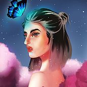 My project in Digital Fantasy Portraits with Photoshop course. Traditional illustration, Drawing, Digital Illustration, Portrait Drawing, Digital Drawing, and Digital Painting project by rafaelmicahm - 08.05.2021