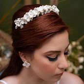 Meu projeto do curso: Design de acessórios para o cabelo. Un proyecto de Diseño de complementos, Artesanía, Diseño de jo y as de Sianny Xisto - 05.08.2021