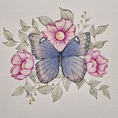 Meu projeto do curso: Desenho e composição naturalista em aquarela. Traditional illustration, Drawing, Watercolor Painting, and Naturalistic Illustration project by Erika Oliveira - 08.04.2021