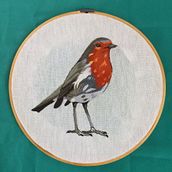 Mi Proyecto del curso: Pintar con hilo: técnicas de ilustración textil. Traditional illustration, and Embroider project by Oscar Javier Martínez González - 08.05.2021