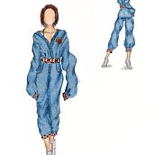Fashion Illustration. Traditional illustration, Digital Illustration, and Fashion Design project by Sana Khan - 01.04.2021