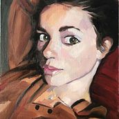 My project in Expressive Oil Portraiture: Explore the Alla Prima Technique course. Fine Arts, Painting, and Oil Painting project by cecile_yadro - 08.06.2021