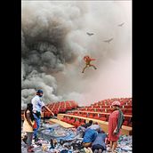 'Falling Up' - My project in Digital Collage in Photoshop: Composition and Visual Effects course. Collage, and Photomontage project by Cary Burnett - 08.06.2021