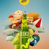 My project in Express Illustration with Illustrator and Photoshop course. Digital Illustration, and Digital Design project by Kseniya Klonova - 08.05.2021