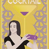 My project in Art Deco Style for Digital Illustration course. Traditional illustration, Fine Arts, Poster Design, and Digital Illustration project by Maria Miscovschi - 08.02.2021