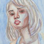 Mi Proyecto del curso: Retrato artístico en acuarela. Fine Arts, Painting, Watercolor Painting, and Portrait Drawing project by soycalero - 08.06.2021
