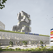 RENDER EXTERIOR - CENTRO COMERCIAL Ein Projekt aus dem Bereich Architektur von antony_carbajal5 - 08.07.2021