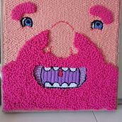Mi Proyecto del curso: Bordado XL con aguja mágica. Embroider, Decoration, and Punch Needle project by taniarr80 - 08.07.2021