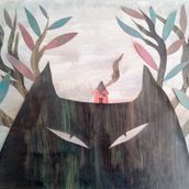 Mon projet du cours : Illustration d’histoires avec du papier. Traditional illustration, Collage, Paper Craft, Children's Illustration, Creating with Kids, and Narrative project by Elsa B - 08.07.2021