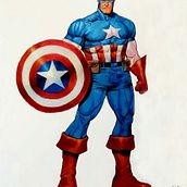Mi Proyecto del curso: Ilustración de personajes en acrílico. Traditional illustration, Character Design, Painting, Comic, Acr, and lic Painting project by David Aguilera Lagunas - 08.07.2021