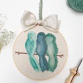 Bastidor acuarela Punch Needle. Een project van Craft van Lidia Trillo Benitez - 07.08.2021