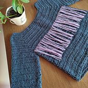 Mi Proyecto del curso:  Top-down: prendas a crochet de una sola pieza. Un projet de St, lisme, Art textile, DIY , et Crochet de Nataly Rodriguez - 07.08.2021