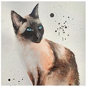 My project in Expressive Animal Portraits in Watercolor course. Traditional illustration, Watercolor Painting, Realistic Drawing, and Naturalistic Illustration project by Dana Doubravka Mikulcová - 07.08.2021