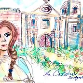 La Catedral. Watercolor Painting project by cecilevelez - 08.08.2021