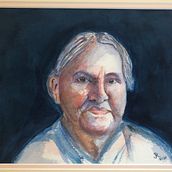 Abuela. Fine Arts, Painting, Watercolor Painting, and Portrait Drawing project by Juan Rubio - 08.08.2021