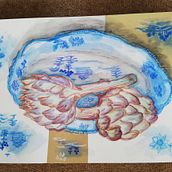 My project in Illustrating Nature: A Creative Exploration course. Traditional illustration, Painting, Drawing, Watercolor Painting, Ink Illustration, and Naturalistic Illustration project by Ruth Brompton-Charlesworth - 08.08.2021