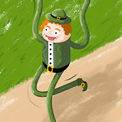 Character Design: Toto the Elf. Een project van Traditionele illustratie y Digitale illustratie van João Teixeira - 19.05.2021