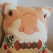 Mi Proyecto del curso: Bordado XL con aguja mágica. Embroider, Decoration, and Punch Needle project by María - 08.08.2021