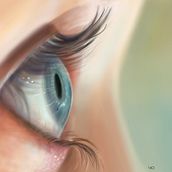Face Elements (Adobe Photoshop). Digital Illustration, Portrait Drawing, Digital Painting, and Digital Drawing project by Julia Chukhryaeva - 08.08.2021