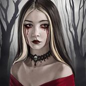 My project in Digital Fantasy Portraits with Photoshop course. Traditional illustration, Drawing, Digital Illustration, Portrait Drawing, Digital Drawing, and Digital Painting project by Mike W - 08.08.2021