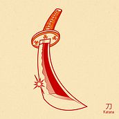 Japanese Illustrations Part 1. Traditional illustration, and Design project by Sebastian Cabrera Jiménez - 08.09.2021