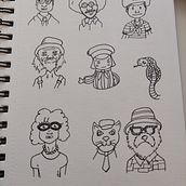 My project in The Art of Sketching: Transform Your Doodles into Art course. Traditional illustration, Pencil Drawing, Drawing, and Sketchbook project by fjords - 08.09.2021