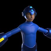 Mega man 3d Model. Un progetto di Design, Cinema, video e TV, 3D, Character design, Costume design, Progettazione di giochi, Cinema, VFX, Infografica, Animazione di personaggi, Rigging, Animazione 3D, Modellazione 3D, Arte concettuale, Videogiochi, Character design 3D, Progettazione 3D, Progettazione di videogiochi e Sviluppo di videogiochi di Jorge Cerrada Sánchez - 06.08.2021
