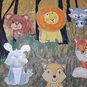 Il mio progetto del corso: il paese dove risplende una Stella . Traditional illustration, Collage, Paper Craft, Children's Illustration, Creating with Kids, and Narrative project by teres.sop - 02.16.2023