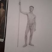 Mi Proyecto del curso: Dibujo realista de la figura humana. Traditional illustration, Fine Arts, Sketching, Pencil Drawing, Drawing, Realistic Drawing, and Figure Drawing project by maria carolina guevara de jimenez - 08.09.2021