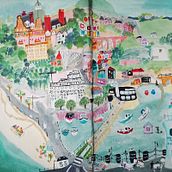 My project in Pictorial Sketchbook with Gouache course . % Barbara Pani tarafından hazırlanan Geleneksel illüstras, on, Eskiz çizimi, Çizim, Mimari İllüstras, on, Eskiz defteri, Guaj Bo, Ve ama projesi - 08.09.2021